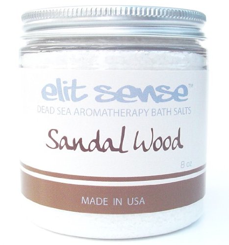 Dead Sea Bath Salts | 8 oz Sandalwood Fine Grain