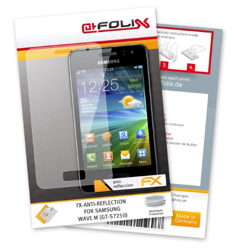 atFoliX FX-Antireflex Displayschutzfolie f&uuml;r Samsung Wave M GT-S7250 Preisvergleich
