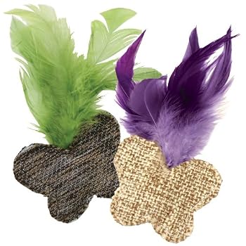 Go Cat Go Butterfly Kisses Catnip Toy