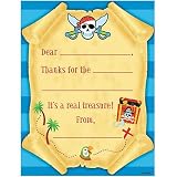 Pirate Fill In Thank You Notes 8ct