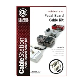 Planet Waves Solderless Custom 10ft Cable Kit with 10 Plugs