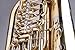 Tempest Agility Winds CC Tuba 5 Rotary Valves Brass with Nickel Silver Trim Case with Wheels