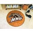 Western Michigan Broncos NCAA "Basketball" Round Floor Mat (29")