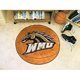 Western Michigan Broncos NCAA "Basketball" Round Floor Mat (29")