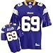 Jared Allen Youth Jersey: Reebok Purple Replica #69 Minnesota Vikings Jersey SZ YOUTH MEDIUM (10-12)