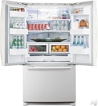 Samsung : RF266ABWP 26 cu. ft. French-Door Refrigerator - White Pearl