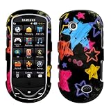 Chalkboard Star Black Phone Protector Cover for SAMSUNG A697 (Sunburst)