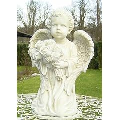xx Wundersch�ner Engel xx Wetterfest xx Angel Skulptur xx Figur xx Engelfigur xx Amor xx Putte xx ng365