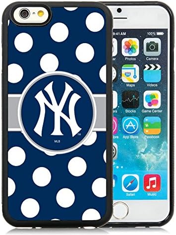 New York Yankees Iphone 6 Case,New York Yankees Cover for Iphone 6/6s TPU Black