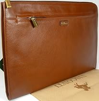 New gents Visconti brown leather folio wallet bag 18238