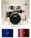 Union 5-Piece Junior Children's/Kids Starter Drum Set - Black *FOR DELIVERY BY 12/24 PLEASE ORDER BY 12 NOON (CT) TUES 12/15*