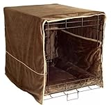 Dog Supplies Plush Dog Crate Cover - Small / Coco Brown [Misc.]