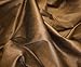 Tobacco Shantung Dupioni Faux Silk Fabric Per Yard