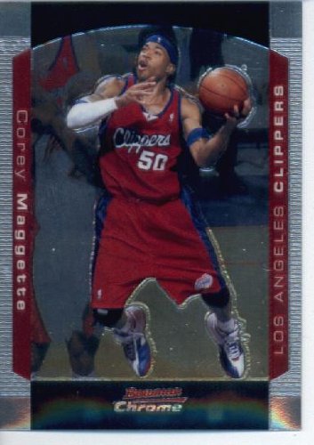 2004 05 Bowman Chrome Basketball Card #29 Corey Maggette Los Angeles Clippers
