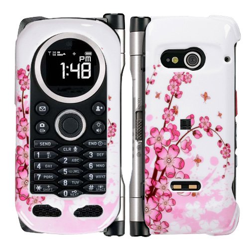 Spring Flower Protector Case Snap On Hard Cover for Casio Hitachi Brigade C741 Verizon