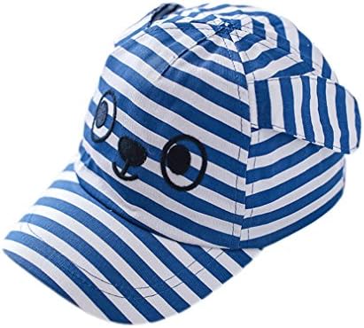 Reutry Unisex Baby Cute Dog Stripe Baseball Cap Sun Hat Caps