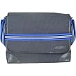 Baekgaard Black Oilcloth large messenger bag 15 by 13 inches