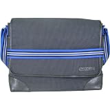 Baekgaard Black Oilcloth large messenger bag 15 by 13 inches