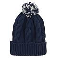 Mossimo Supply Co. Cable Hat with Yarn Pom - Blue