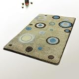 51IE4YaxTpL. SL160  Naomi    Modern Area Blue Polka Dot Rugs