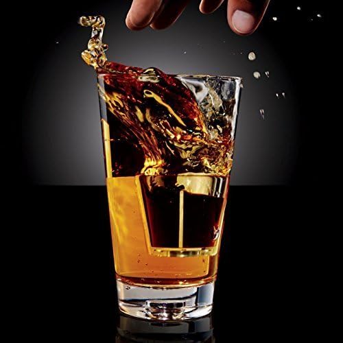 Drop Shots Pint Glasses - Set of 2 by Drop Shots