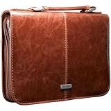 Classic Bible / Book Cover w/ "Faith" Badge (Large / Brown)