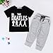 2pcs Kids Baby Boys Cotton T shirt + Pants Set Outfits Clothing