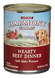 HARMONY FARMS Hearty Beef Dinner with Idaho Potatoes Food for Dogs, 12.5-Ounce Cans (Pack of 12)