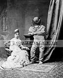 1880 Very Unusual Deep Sea Diving Woman Portrait [16 x 20 Photograph]