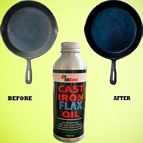 KitCast Traditional Cast Iron Conditioner or Cast Iron Oil for Cast