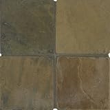 Arizona Tile Tumbled Slate Tile, 6-by-6-Inch, Rustic Gold  -  Includes 6-Square Feet