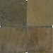 Arizona Tile Tumbled Slate Tile, 6-by-6-Inch, Rustic Gold  -  Includes 6-Square Feet