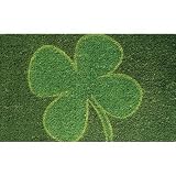Four Leaf Clover Hand Made Coir Doormat 18
