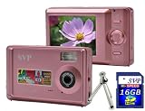 Photo : SVP Xhtinn-1056Pk 10MP Max. Digital Camera with 2.5' LCD (SVP 16GB SDHC Memory Card & Tripod Included)