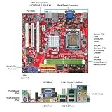 MSI P6NGM-FD Quadcore nVidia Geforce 7100 nForce630i SATAII A/V Gb LAN DVI Raid Motherboard