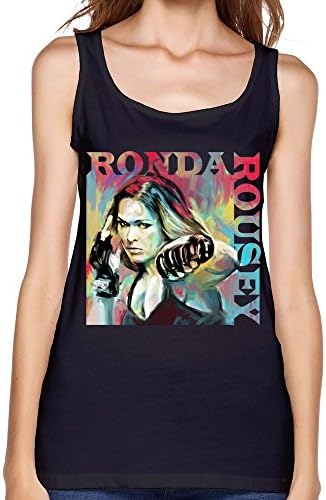 DMENDO Women's Ronda Rousey Ufc Art Work Oil Painting Tops Size XXL