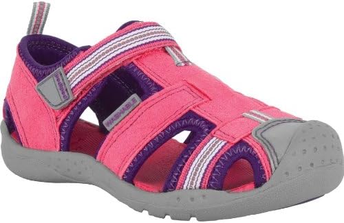 Pediped Flex Girl's Sahara Adventure Washable Sandal, Fuchsia/Lavender, 33