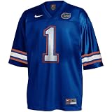 Florida Gators #1 NCAA Youth Replica Football Jersey by Nike (Large Royal Blue)