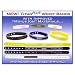 Titan Rules Plus Minus Ion Adjustable Wrist Band White/Orange