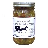 Amish Green Tomato Relish - 16 Oz Jar - Qty 2 Jars by Amish Buggy Best Price
