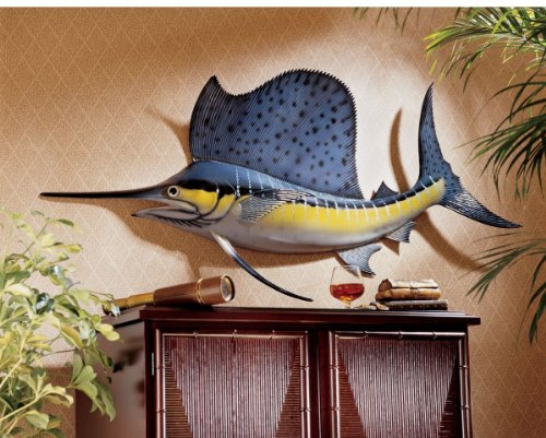 Key West Sailfish Trophy Wall Sculpture