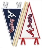 MLB Atlanta Braves Baseball Embroidered Pennant Stickers