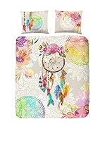 HIP Juego De Funda Nórdica (Gris/Multicolor)
