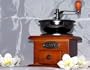 Holz Kaffeem�hle, kleine Nostalgie Kaffee M�hle , inkl. Mahlwerk und Schublade, auch als Deko geeignet, BE-80548