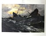 1918 Ship Wreck Life-Boat Sea Navy Destroyer Balloon