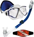Cressi Panoramic Wide View Mask with Dry Snorkel Set Cressi Panoramic Wide View Mask with Dry Snorkel Set