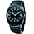 Police 'Alert' Gents Black IP Bracelet Watch With Black Dial