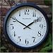 Outdoor Backwards Wall Clock (DS1066)