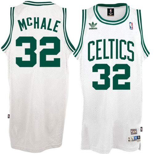 Kevin McHale Jersey: adidas White Throwback Swingman #32 Boston Celtics Jersey