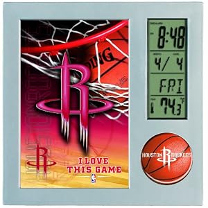 NBA Houston Rockets Digital Desk Clock